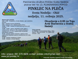 Pohod Pinklec na pleča 2025.